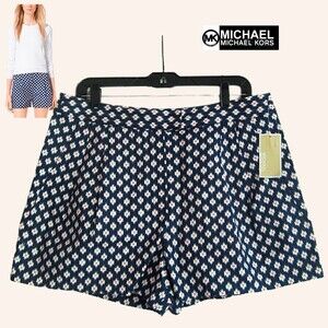 MICHAEL Michael Kors NEW Y2K PRUSSIAN CLEMENTINE Floral Dress Short 12